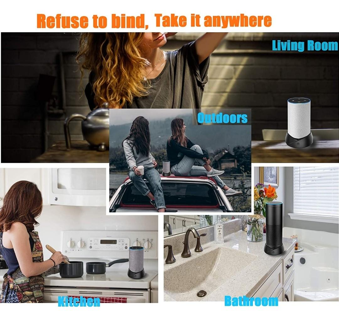 Portable Battery Base Compatible for Amazon Echo (2nd Generation) and