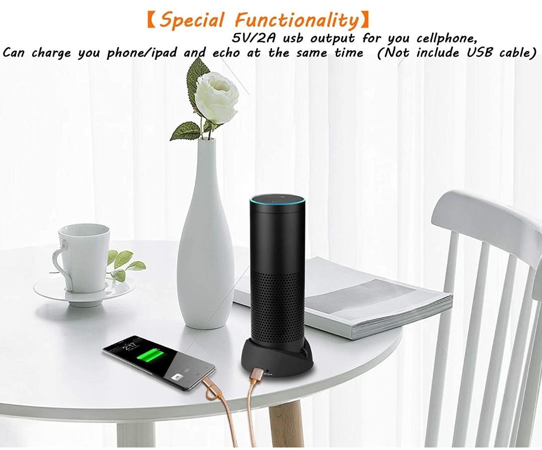 Amazon echo plus 2nd generation battery base outlet