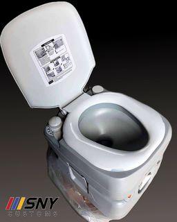 Portable Van Travel Toilet CR With Water pump easy to dispose canister