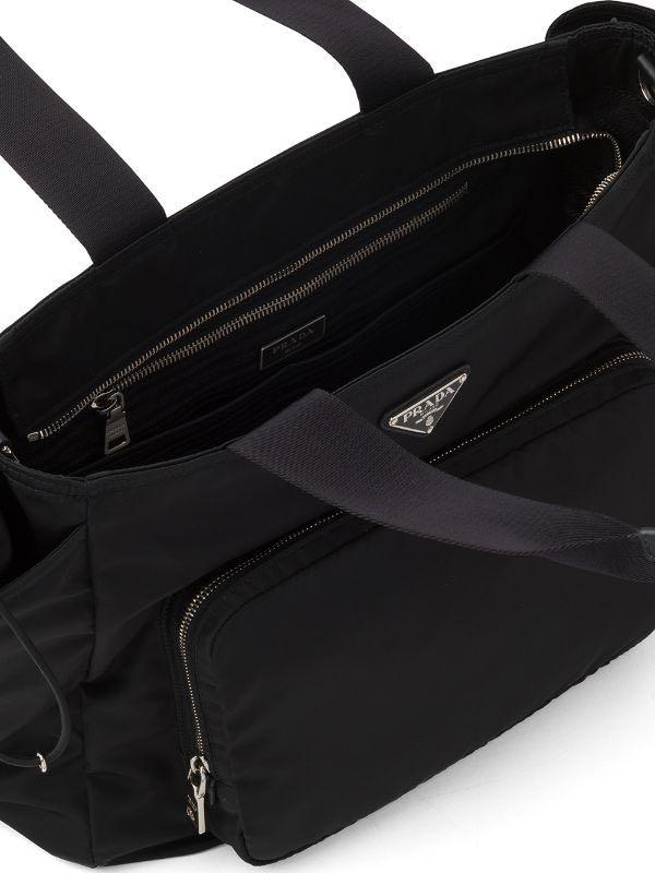 Prada nylon diaper bag online