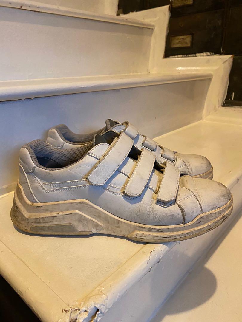 Prada velcro cheap strap sneakers
