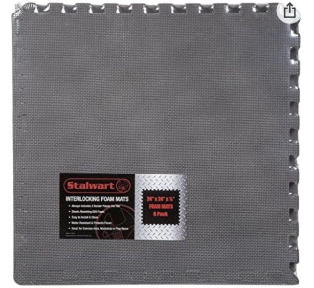 Prosourcefit puzzle exercise discount mat 1 inch