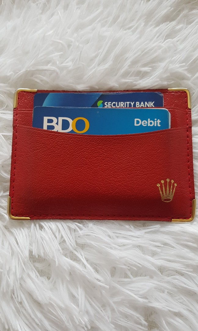 Rolex credit deals card holder