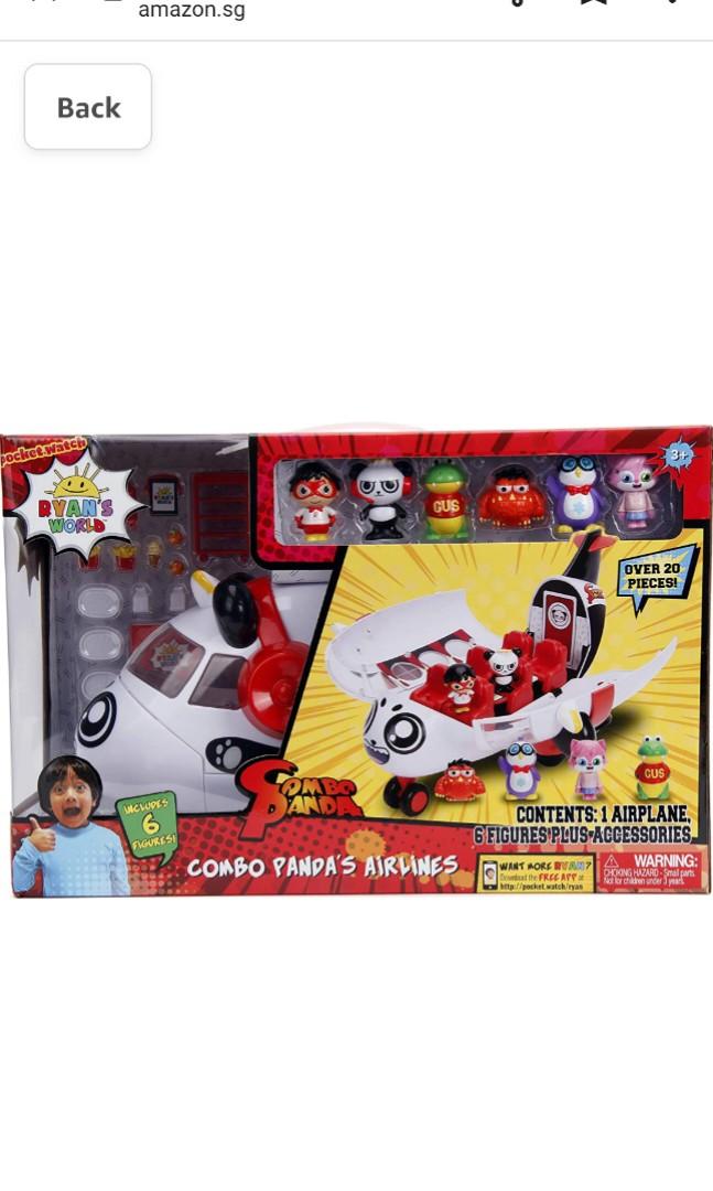Ryan's world shop combo panda airplane