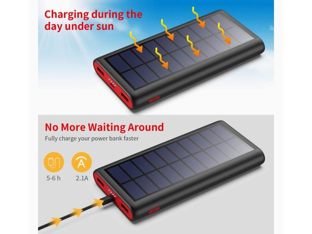 branded solar charger