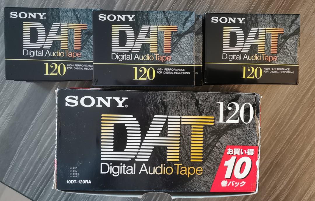 Sony DAT Tape DT-120RA 120分鐘DAT 錄音帶全新未開太子交收各$140