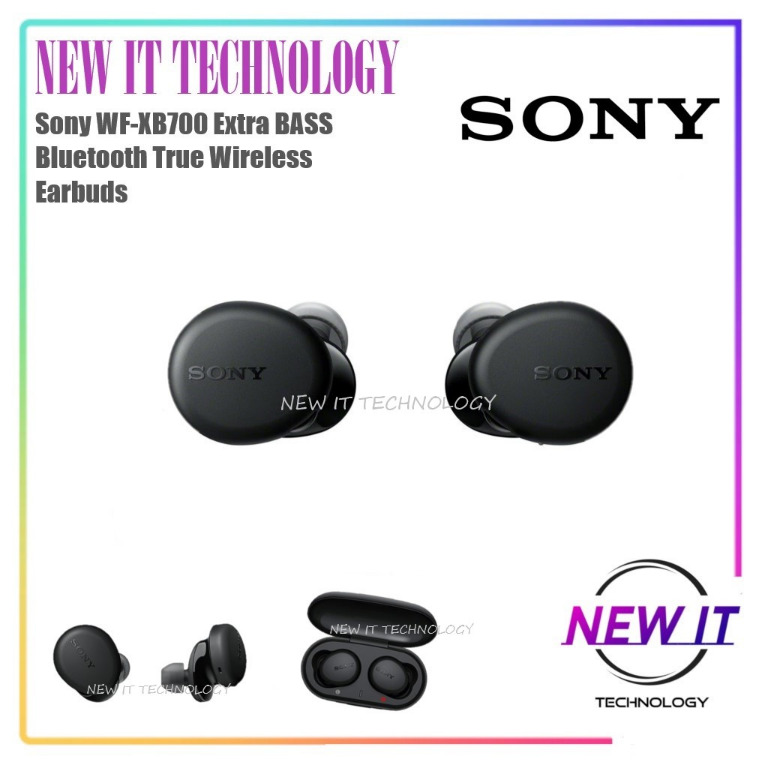  Sony WF-XB700 EXTRA BASS True Wireless Earbuds Headset/ Headphones with Mic for Phone Call Bluetooth Technology, Black : Electronics