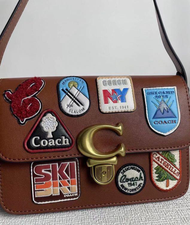 リテール品☆COACH STUDIO SHOULDER BAG 19 WITH PATCHES