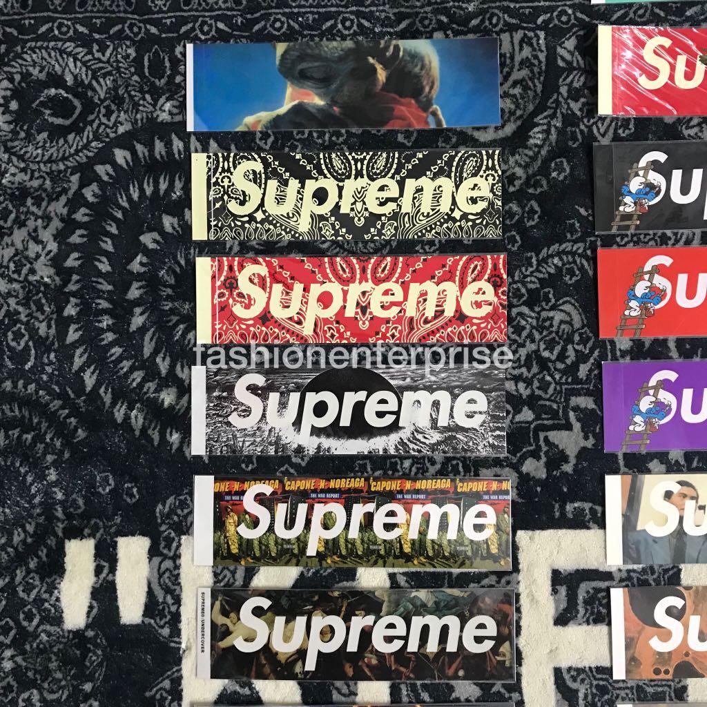 supreme bandana sticker