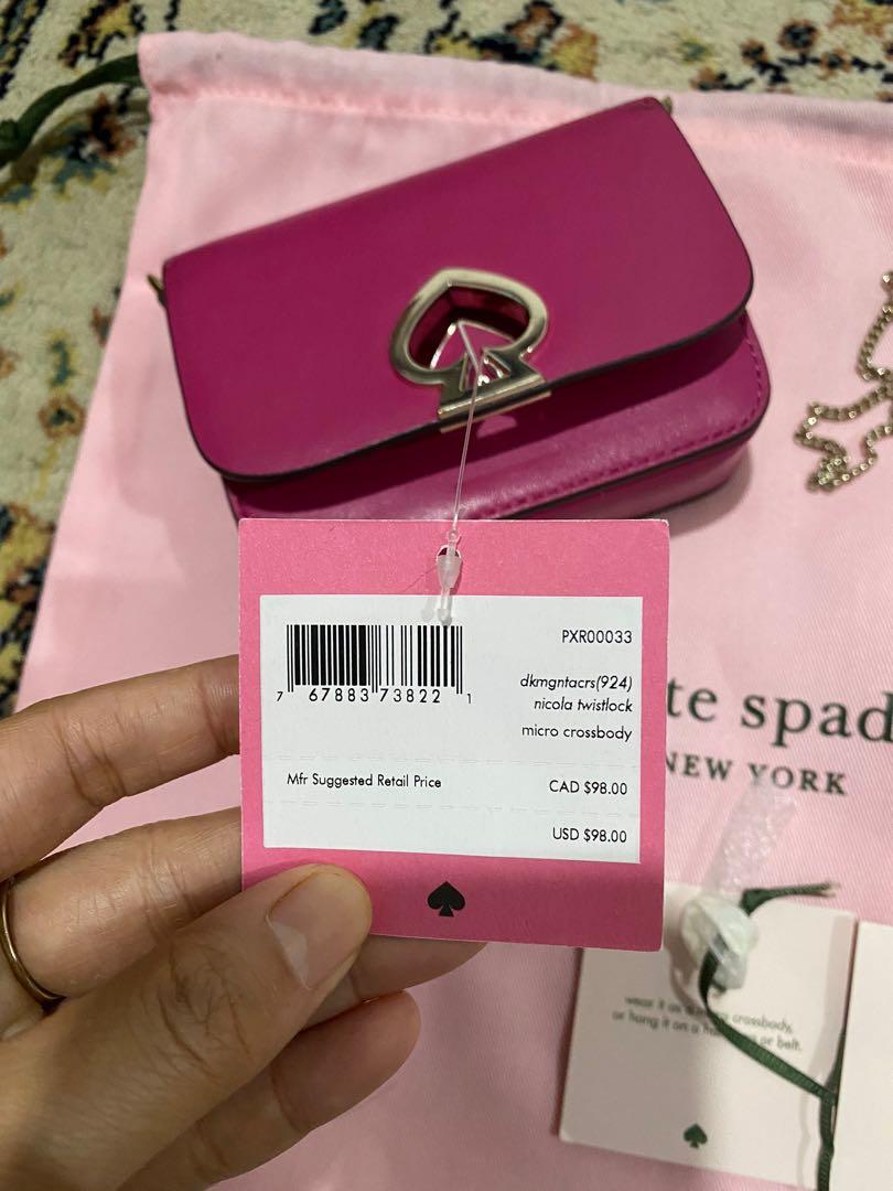 Tas Katespade Nicola Twistlock Micro Crossbody Bag