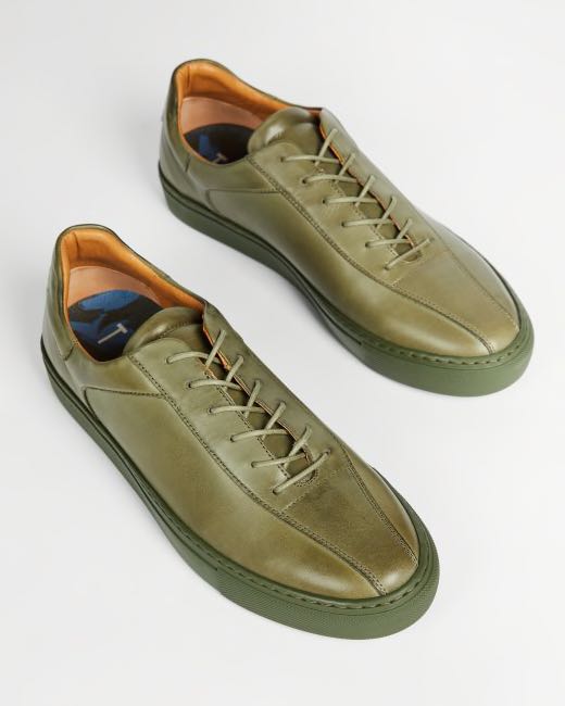 Ted Baker Sontim Racer toe Leather Sneaker Men s Fashion