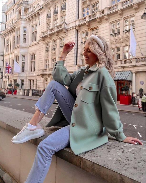 Topshop pink shacket online