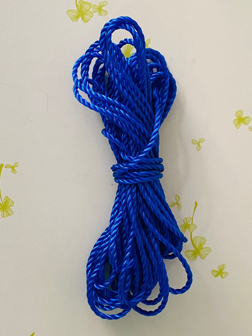 Free Twisted Jute Rope Blue 5mm, Hobbies & Toys, Stationery & Craft ...