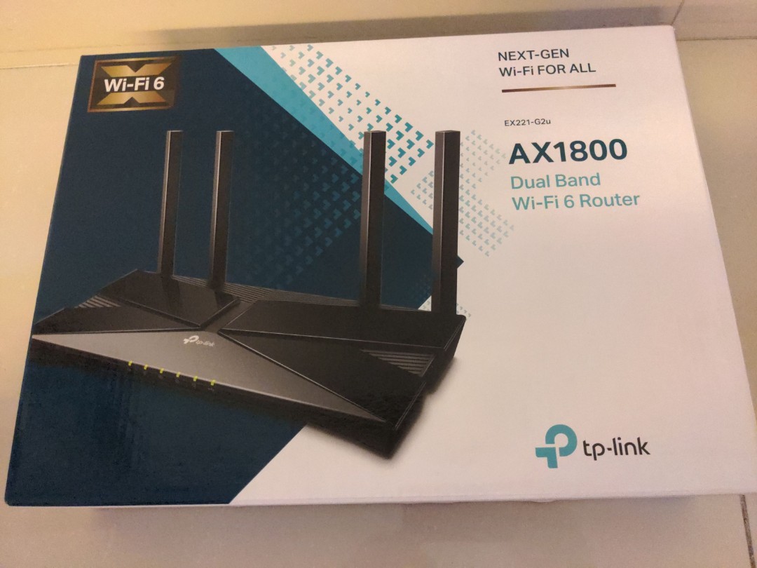 Used TP-Link EX221-G2U AX1800 WIFI router, Computers & Tech, Parts ...