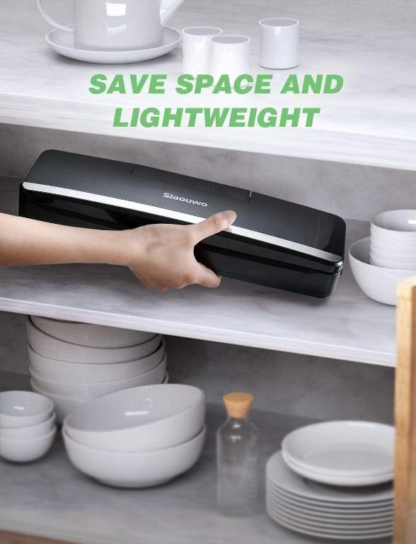 Vacuum Sealer Machine, Slaouwo Automatic Vacuum Packing Machine, Compact Food Sealer Vacuum for