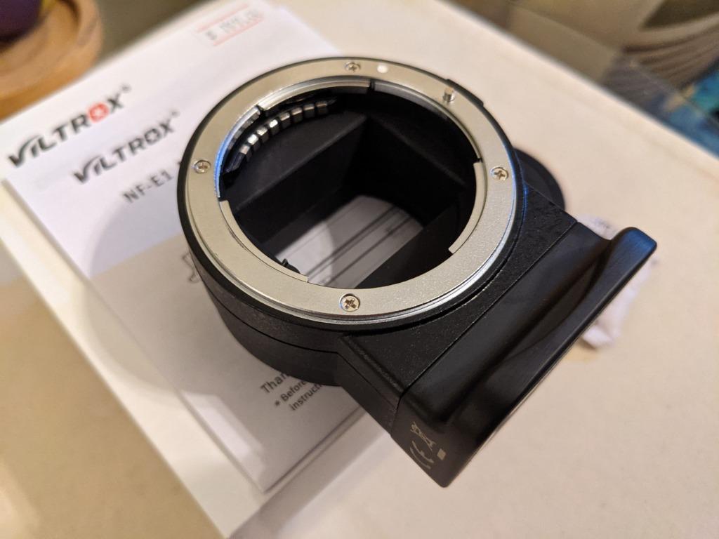 Viltrox NFE1 Auto Focus Lens Mount Adapter (Use Nikon F Lens on Sony E