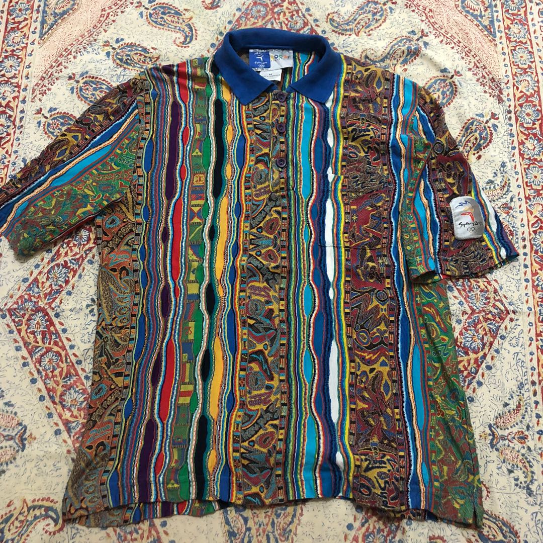 Vintage Coogi 2000 Sydney, Men's Fashion, Clothes, Tops on Carousell