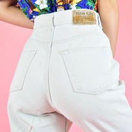 Faded glory white jeans sales