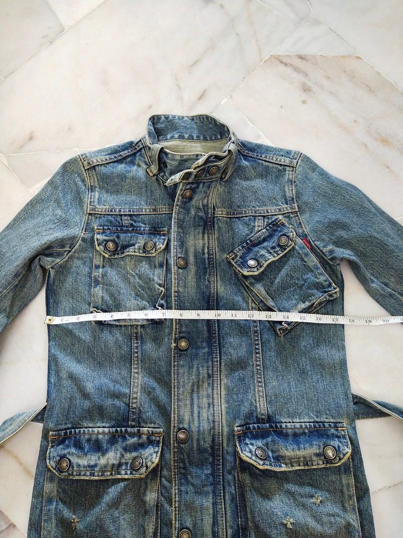 Vintage Hysteric Glamour Kinky Denim Jacket, Men's Fashion, Tops