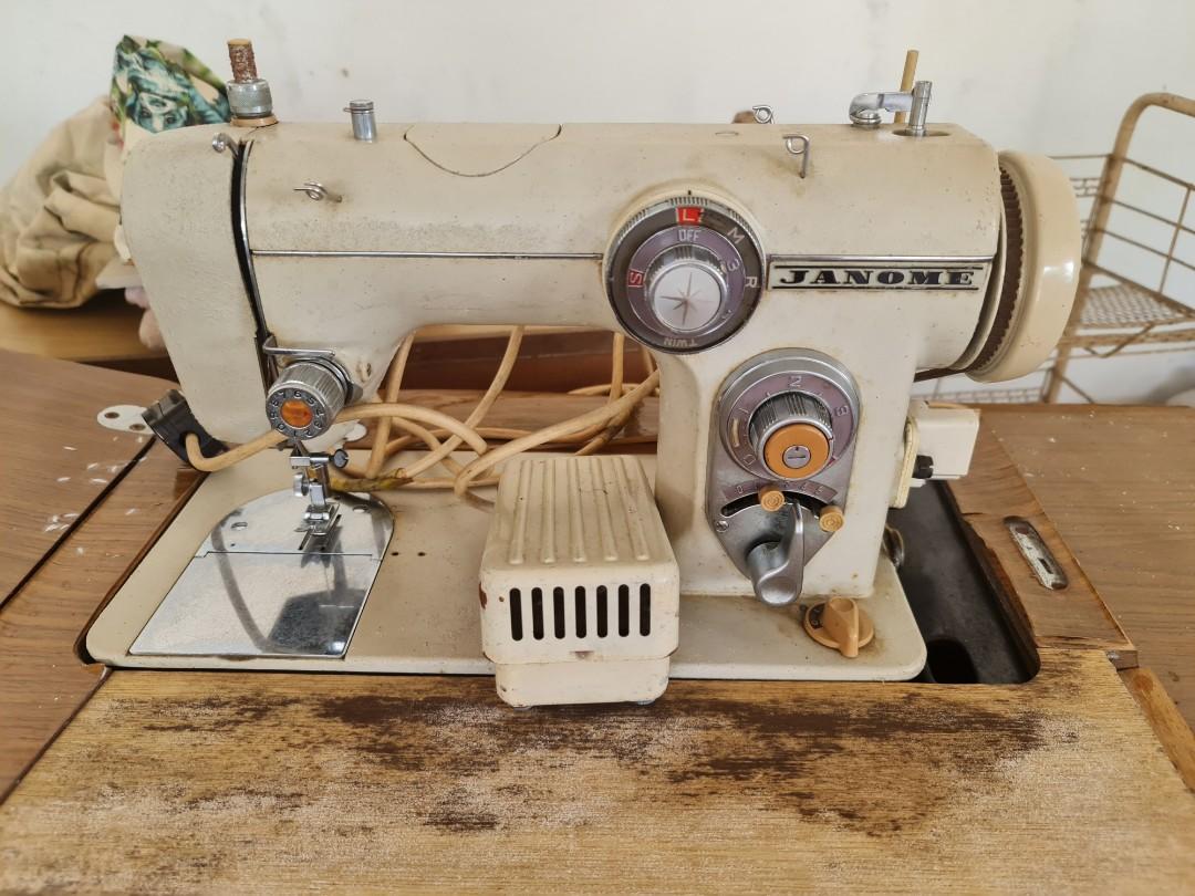Vintage Janome Sewing Machine, Furniture & Home Living, Kitchenware & Tableware, Coffee & Tea