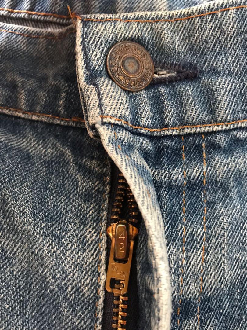 Orange tab levi's top