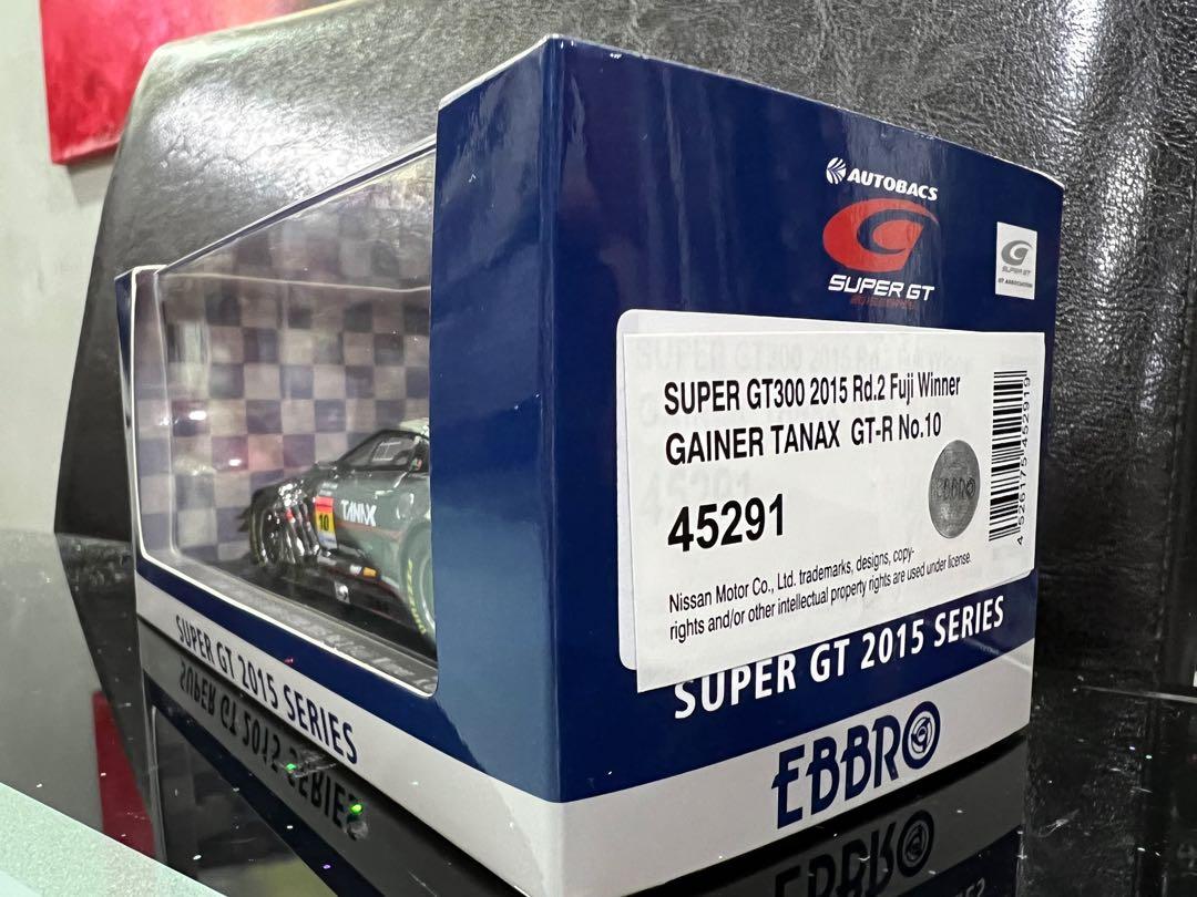 新品 エブロ 1/43 45291 GAINER TANAX GT-R スーパーGT300 Rd.2