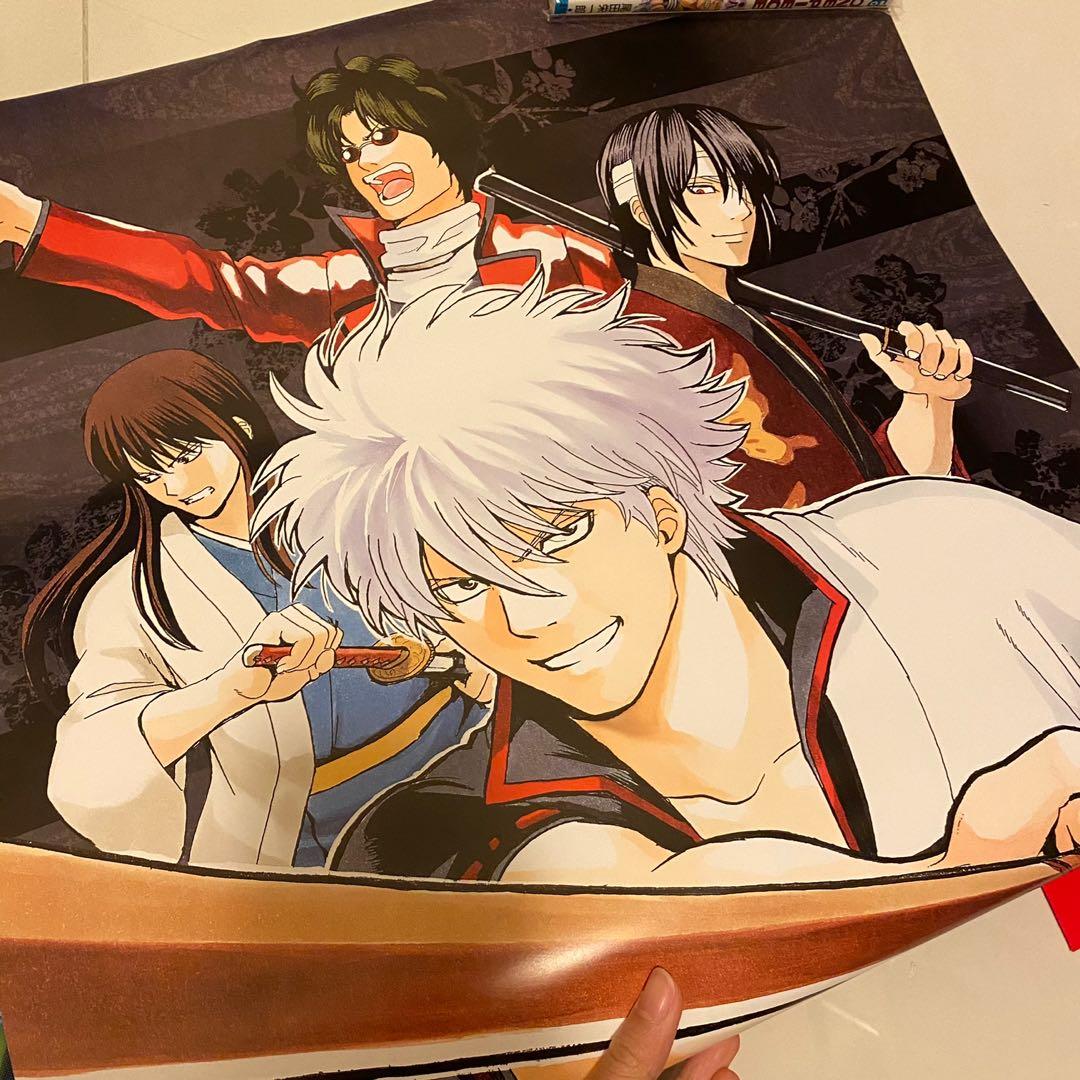 銀魂gintama 攘夷四天王b2海報joy4 銀時桂小太郎鬼兵隊高杉晉助 興趣及遊戲 書本 文具 漫畫 Carousell