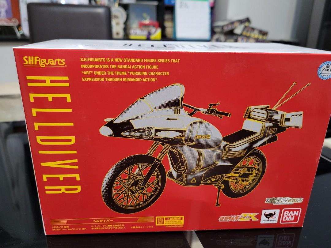 超絕版Shf masked rider zx 電單車helldiver, 玩具收藏品, 手辦及模型