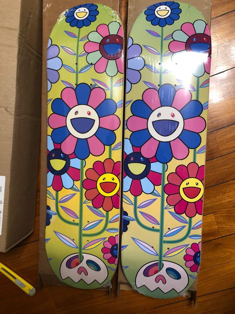村上隆x 軟らか ComplexCon Flower skateboard Deck