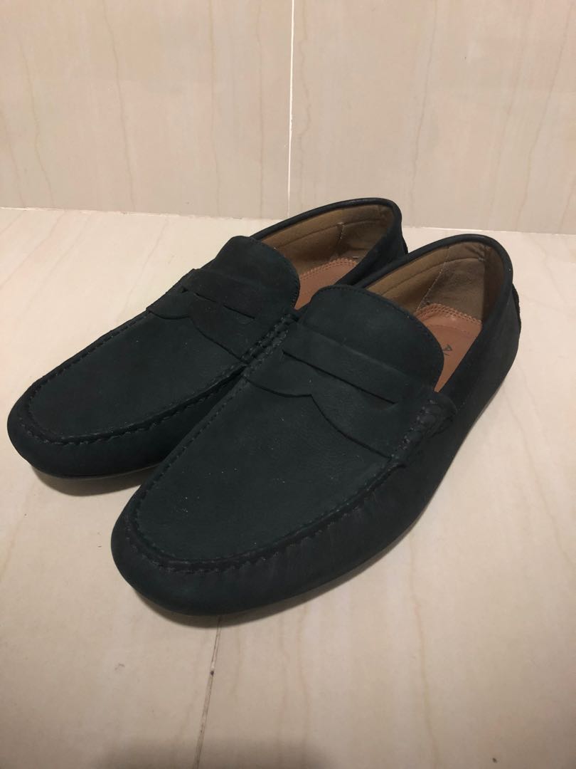 aldo black loafers men