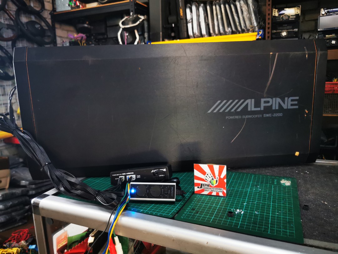 ALPINE SWE-2200 SUB WOOFER, Auto Accessories on Carousell