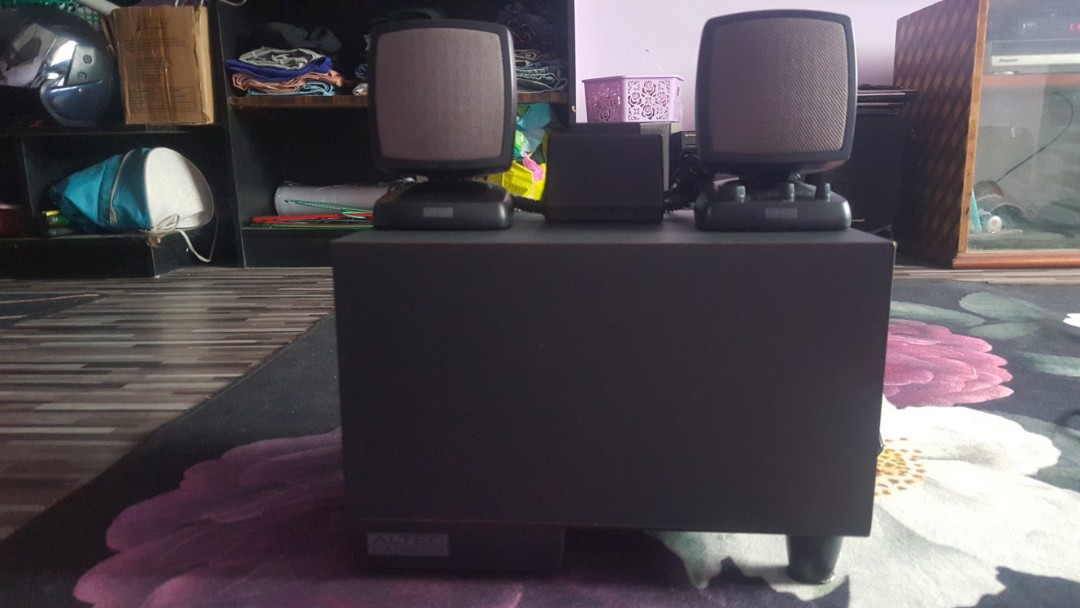 Altec lansing computer speakers with hotsell subwoofer acs340
