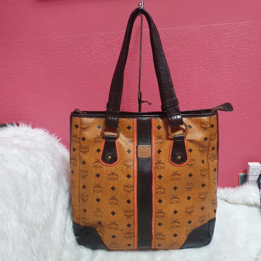 Authentic MCM Tote Bag, Luxury, Bags & Wallets on Carousell