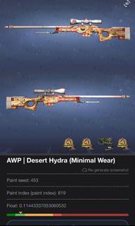 AWP | Desert Hydra (Minimal Wear)