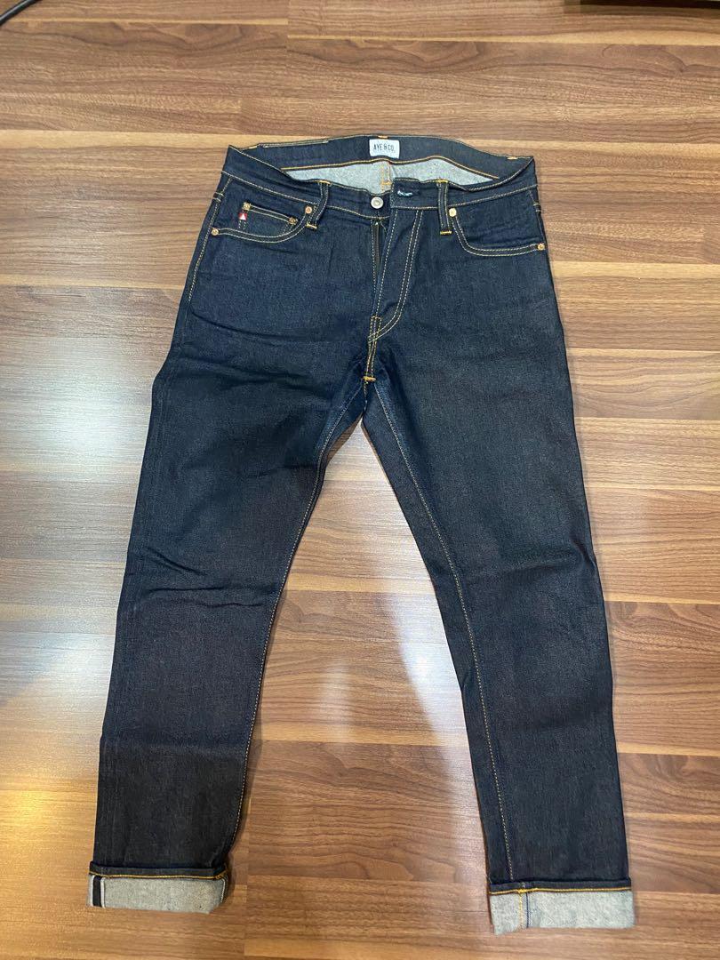 AYE \u0026 Co Denim Dark Blue / Jeans Pria 