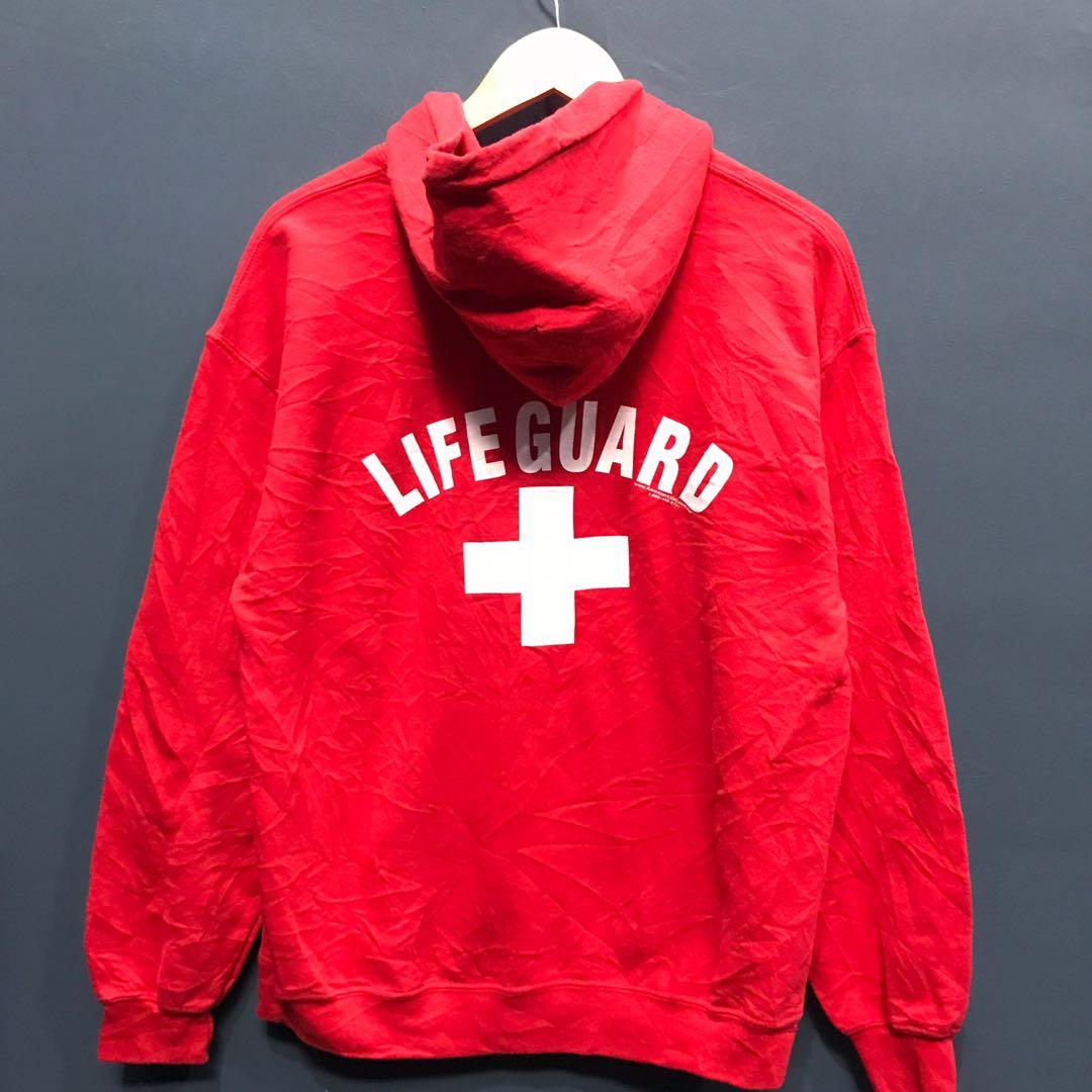 BAYWATCH AMERICAN LIFEGUARD HOODIE Men s Fashion Tops Sets