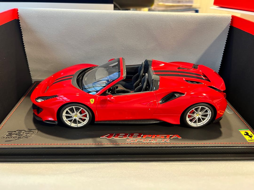 全新BBR 1/18 Ferrari 488 Pista Spider 限量80, 興趣及遊戲, 收藏品及紀念品, 古董收藏- Carousell