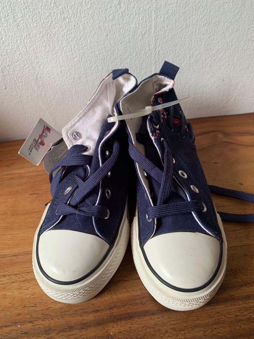 Blue High-top Sneakers EUR35, Women's Fashion, Footwear, Sneakers on  Carousell