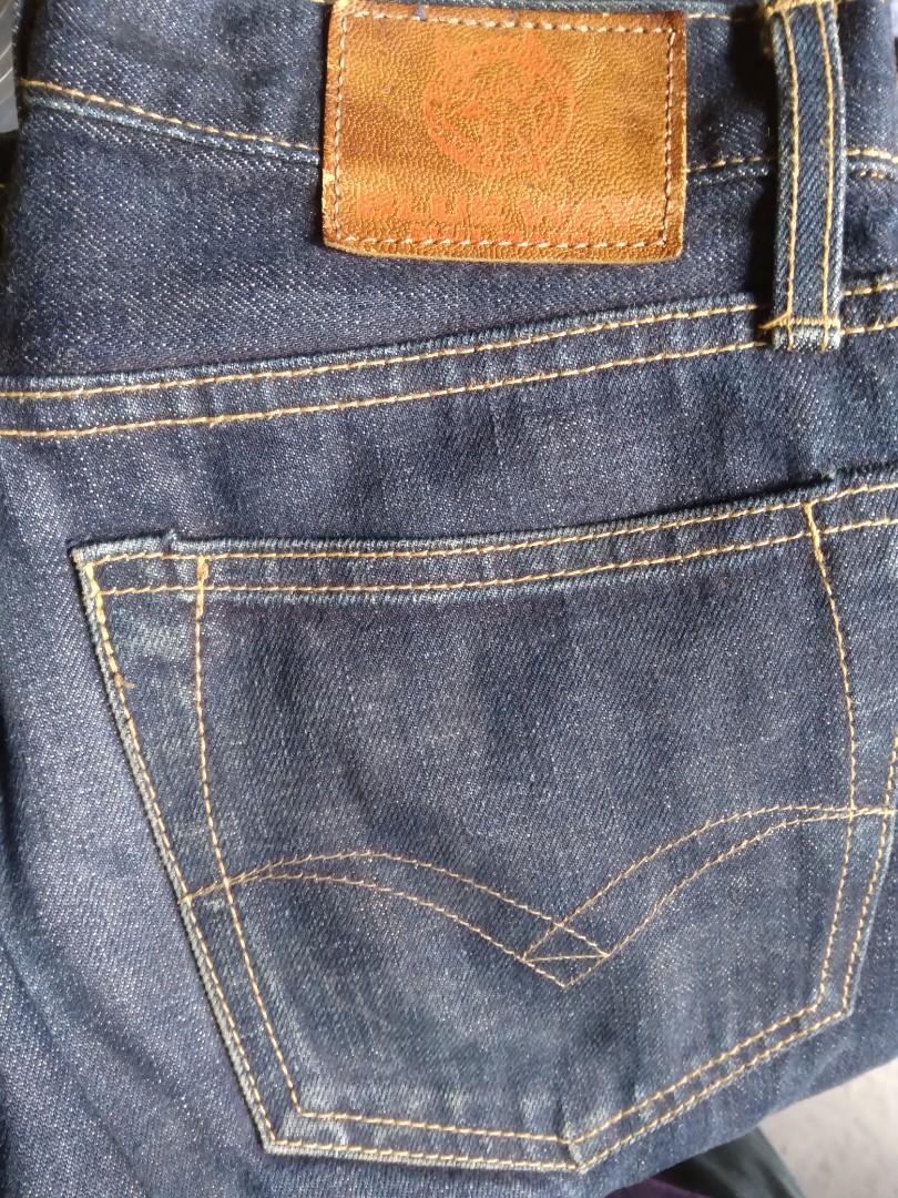 Blueway selvedge jean, Men's Fashion, Bottoms, Jeans on Carousell