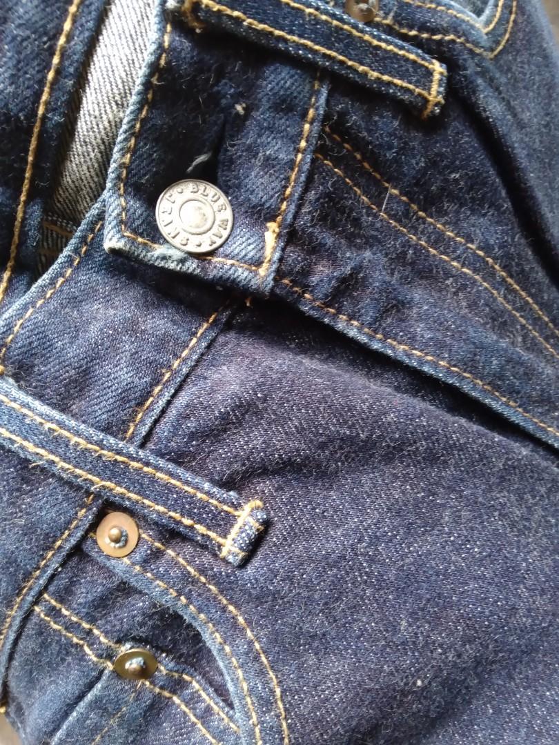 Blueway selvedge jean, Men's Fashion, Bottoms, Jeans on Carousell