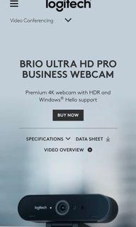 BN Logitech Brio 4k Webcam