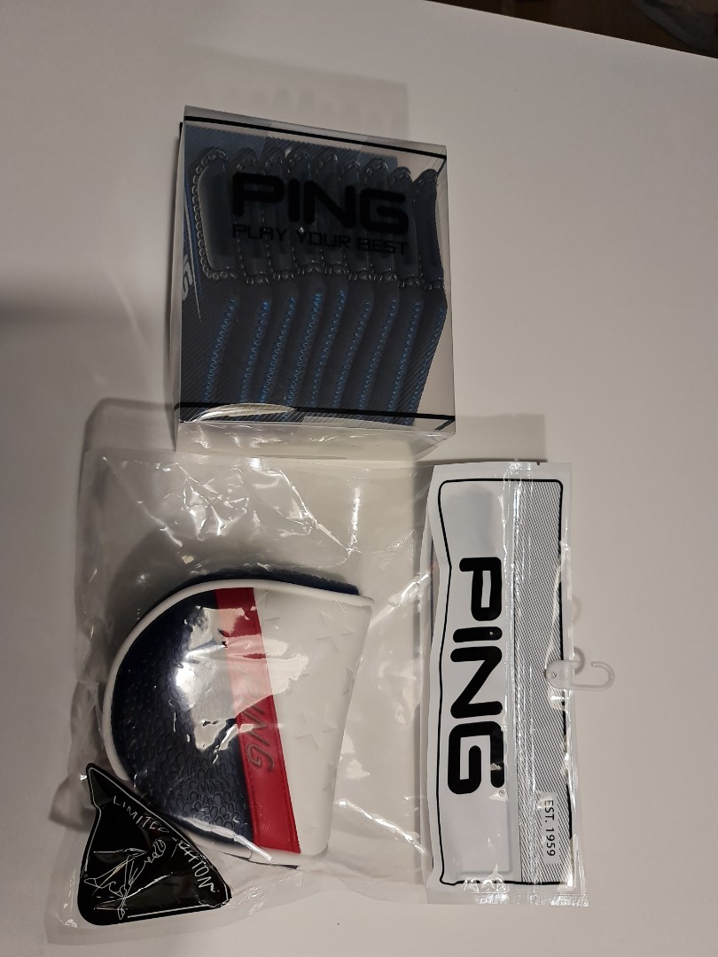 BRAND NEW PING IRON COVERS AND MALLET PUTTER COVER (Limited edition