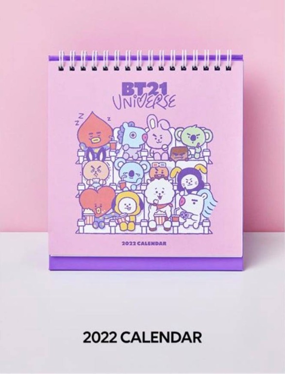 BT21 Calendar, Hobbies & Toys, Stationary & Craft, Craft Supplies