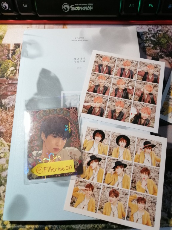 BTS HYYH Pt.2 Official Photocard In The Mood For Love JIN RM J-HOPE SUGA JIMIN E - Foto 2