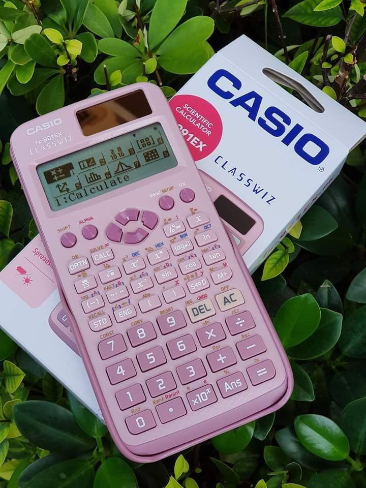 Casio scientific online calculator pink