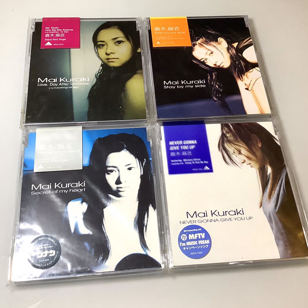 CD Single / MAI KURAKI 倉木麻衣1st~4th「Love, Day After Tomorrow」「Stay by my  side」「Secret of my heart」「NEVER GONNA GIVE UP」1999-2000 共4隻, 興趣及遊戲, 音樂樂器  配件, 音樂與媒體- CD 及DVD - Carousell