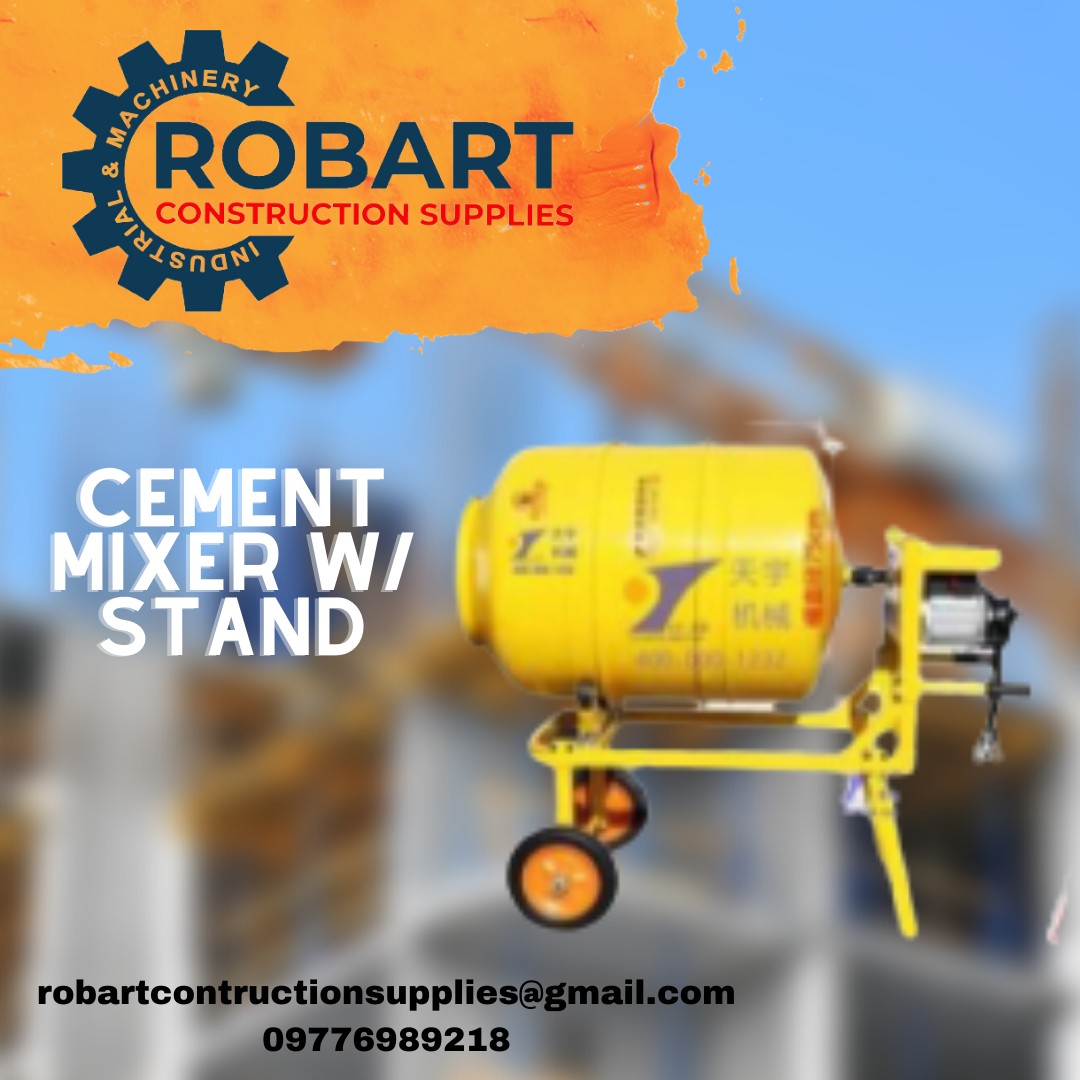 CEMENT MIXER WITH STAND, Commercial & Industrial, Industrial Equipment