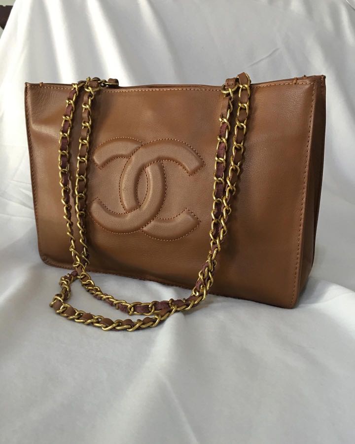 Chanel vintage tote chain online