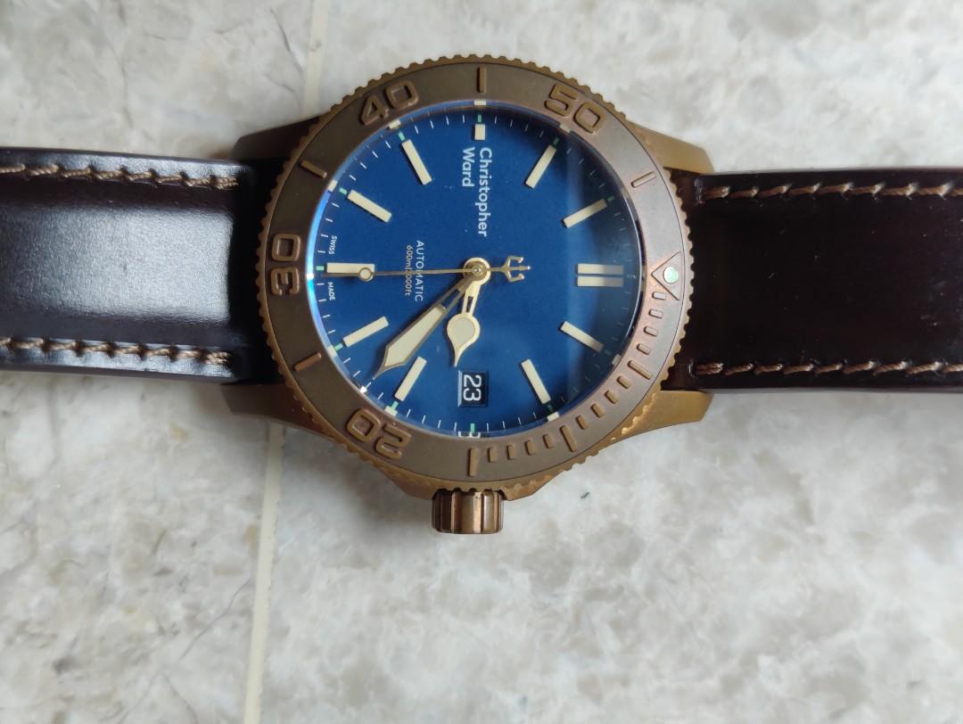 Christopher ward c60 trident bronze pro 600 best sale