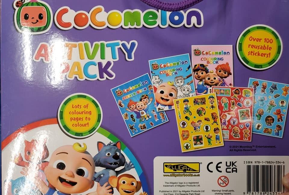 Cocomelon Activity Pack 貼紙遊戲冊, 兒童＆孕婦用品, 嬰兒玩具 - Carousell